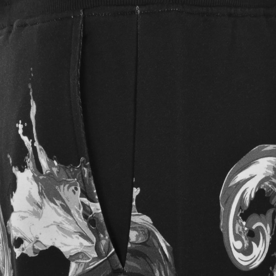Versace Jeans Couture Wave Baroque Shorts Black | Mainline Menswear us